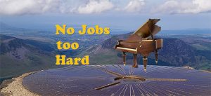 photo of Grand piano moved by piano removalists in Sydney